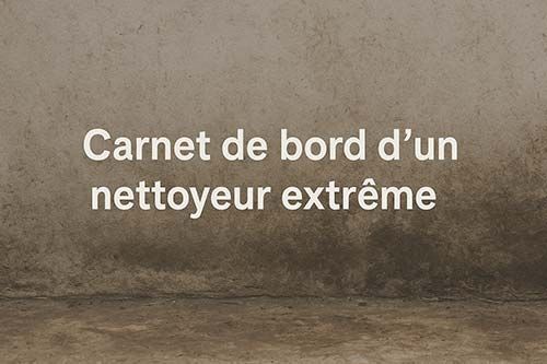 Carnet de bord d’un nettoyeur extrême chez Nova Clean : 5 jours d’émotions, de défis humains et de résilience sur le terrain