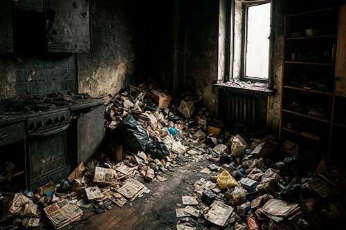Quand le syndrome de Diogène devient un risque d'incendie